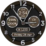 Brushed Wood HD Watch Face | Indus Appstore | App Icon