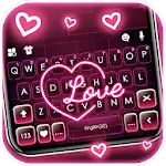 Neon Pink Love Theme | Indus Appstore | App Icon