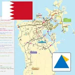 BAHRAIN BUS ROUTE NW GUIDE MAP | Indus Appstore | App Icon