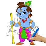 Lord Krishna Paint and Colors | Indus Appstore | App Icon