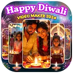 Diwali Video Maker 2024 app | Indus Appstore | App Icon