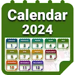 Calendar 2024 with Holidays | Indus Appstore | App Icon