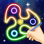 Glow Spinner: Finger Draw Art | Indus Appstore | App Icon
