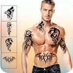 Tattoo on Photo : Design Makerapp icon