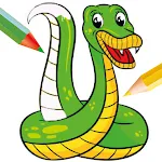 Snake drawing coloring book | Indus Appstore | App Icon