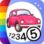 Color by Numbers - Cars | Indus Appstore | App Icon