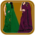 Women Fashion Ruffle Sarees | Indus Appstore | App Icon