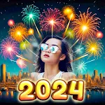 New Year Photo Frame 2024 | Indus Appstore | App Icon