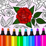 Adult Coloring: Flowers | Indus Appstore | App Icon