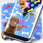 Cute puppy zipper lock screen | Indus Appstore | App Icon