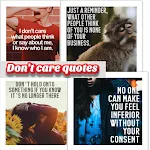 Don't Care Quotes Collection | Indus Appstore | App Icon