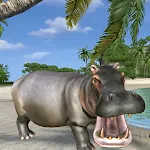 Wild Hippo Beach Simulator | Indus Appstore | App Icon