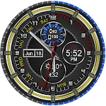 Chrono Flat HD Watch Face | Indus Appstore | App Icon