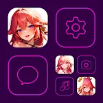 Wow Yae Mikoo Theme, Icon Pack | Indus Appstore | App Icon