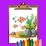 Sea Animals Coloring Book | Indus Appstore | App Icon