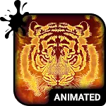 Fire Tiger Keyboard Wallpaper | Indus Appstore | App Icon