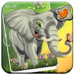 Cute Elephant Painting Theme | Indus Appstore | App Icon