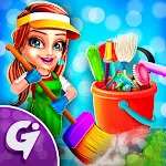 Girls Home Cleaning Games | Indus Appstore | App Icon