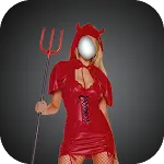 Girl Angel Devil photo montage | Indus Appstore | App Icon