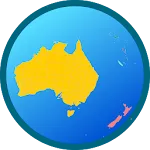 Australia and Oceania map | Indus Appstore | App Icon