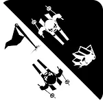 Black & white ski challenge | Indus Appstore | App Icon