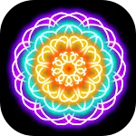 Glow Magic Doodle kaleidoscope | Indus Appstore | App Icon