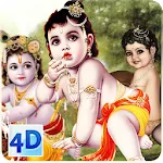 4D Little Krishna App & Live W | Indus Appstore | App Icon