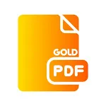 Gold PDF: 10+ PDF Tools | Indus Appstore | App Icon