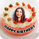 Name Photo On Birthday Cakeapp icon