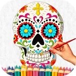 Sugar Skull Coloring Book | Indus Appstore | App Icon