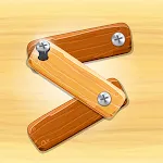 Wood Nuts & Bolts Screw Puzzle | Indus Appstore | App Icon