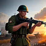 D-Day Army World War 2 Offline | Indus Appstore | App Icon