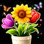 Flower Matching Game | Indus Appstore | App Icon