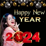 New Year Photo Frame Stickers | Indus Appstore | App Icon