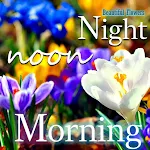 Good Morning Night flower wish | Indus Appstore | App Icon