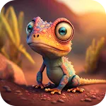 Funny Lizard Live Wallpaper | Indus Appstore | App Icon