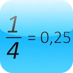 Fraction to Decimal | Indus Appstore | App Icon