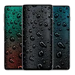 Black Water Droplets Wallpaper | Indus Appstore | App Icon