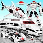 Shark Robot Car Transform Game | Indus Appstore | App Icon