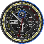 Chrono Flat HD Watch Face | Indus Appstore | App Icon