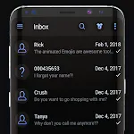 Cool black messenger theme | Indus Appstore | App Icon