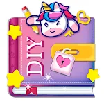 DIY Unicorn Girls Secret Diary | Indus Appstore | App Icon