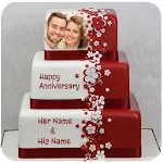 Name On Anniversary Cake Photo | Indus Appstore | App Icon