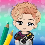 K-POP Idol Chibi Coloring Bookapp icon