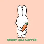 Bunny and Carrot Theme +HOME | Indus Appstore | App Icon