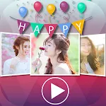 Happy Birthday Video Maker | Indus Appstore | App Icon