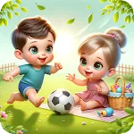 Twin Baby Care Game | Indus Appstore | App Icon