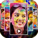 Happy Holi Video Maker | Indus Appstore | App Icon