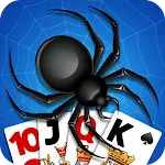 Spider Solitaire, large cards | Indus Appstore | App Icon