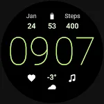 Simple Digital: Watch face | Indus Appstore | App Icon